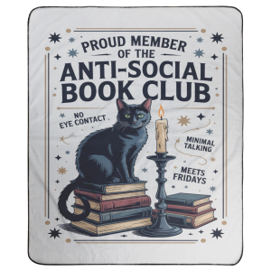 Anti-Social Book Club Blanket