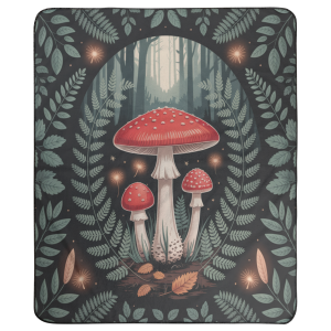 Mushroom Forest Blanket