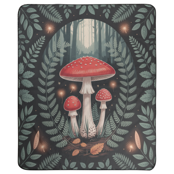 Mushroom Forest Blanket