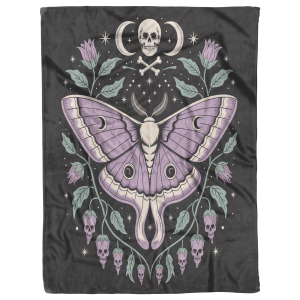 Nightbloom Moth Throw