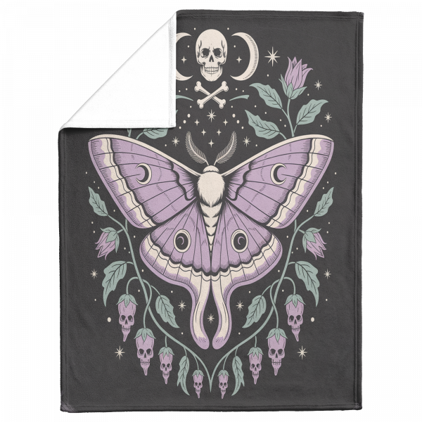 Nightbloom Moth Throw - Image 2