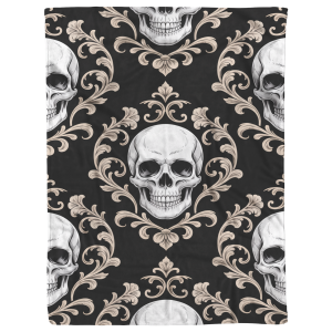Vintage Skulls Throw